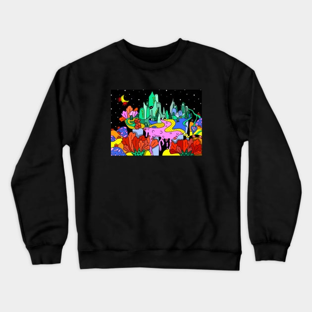 Poppy Trip Crewneck Sweatshirt by ShelbyWorks